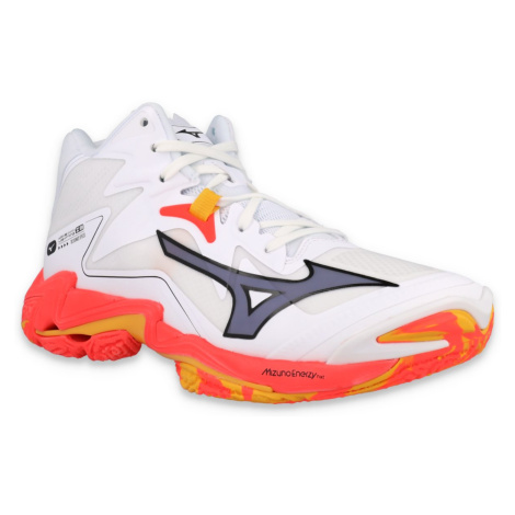 Mizuno Wave Lightning Z8 Mid V1GA240598 - white fiery/coral 2/citrus
