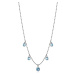 Brosway Blyštivý ocelový náhrdelník se zirkony Desideri BEIN014