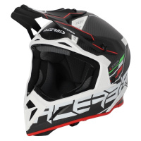 ACERBIS přilba STEEL CARBON 22-06 černá/červená černá/červená