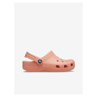 Meruňkové dětské pantofle Crocs