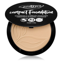puroBIO Cosmetics Compact Foundation kompaktní pudrový make-up SPF 10 odstín 01 9 g