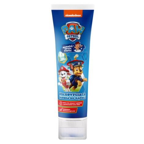 Nickelodeon Paw Patrol Coloring Bath Paint pěna do koupele pro děti Blue Bubble Gum 150 ml