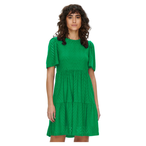 Jacqueline de Yong Dámské šaty JDYCARLA Regular Fit 15254680 Green Bee