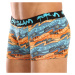 Pánské boxerky 69SLAM hip bamboo ocean lines (MHBLIN-BB)