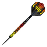 Sada steel šipek Winmau Firestorm Flame Parallel 22g, 90% wolfram