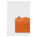 Kožená kabelka Pinko oranžová barva