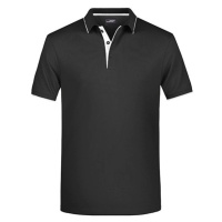 James&Nicholson Pánská polokošile JN728 Black