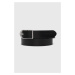 Kožený pásek Calvin Klein dámský, černá barva, K60K611920