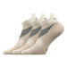 Voxx Iris Unisex sportovní ponožky - 3 páry BM000000647100101426 béžová