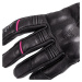 W-TEC Pocahonta dámské kožené moto rukavice černá/růžová