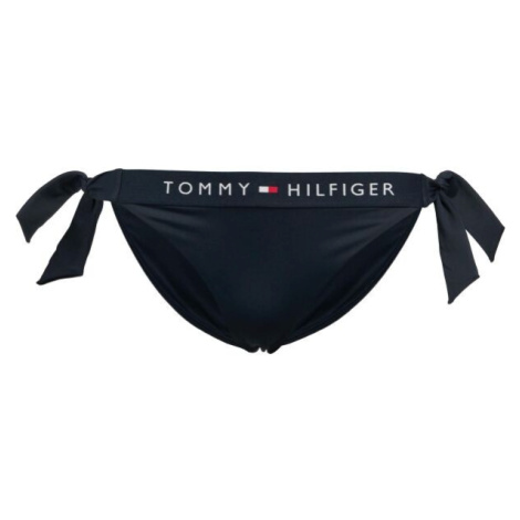 Tommy Hilfiger TH ORIGINAL-SIDE TIE CHEEKY BIKINI Dámský spodní díl plavek, tmavě modrá, velikos