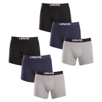 6PACK pánské boxerky Levis vícebarevné