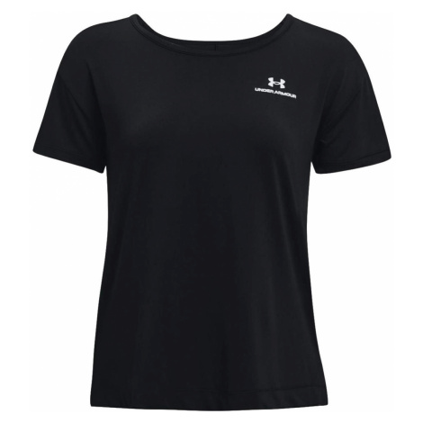 Under Armour Rush Energy Core Short Sleeve Černá