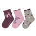 Sterntaler Dětské ponožky 3-Pack Rainbow Pink
