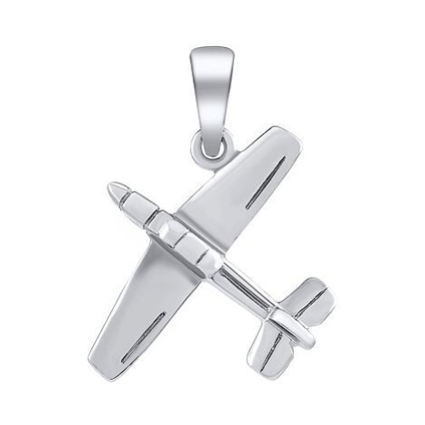 SILVEGO Stříbrný přívěsek letadlo SILVEGOB10690ZT