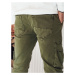 KHAKI CARGO KALHOTY TYPU JOGGER