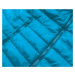 Světle modrá lehká dámská prošívaná bunda (20311-243)