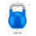 Gorilla Sports Soutěžní kettlebell, modrý, 12 kg