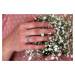 OLIVIE Stříbrný prsten se zirkony 2652