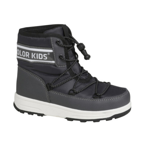 Chlapecké vysoké zimní boty COLOR KIDS Boots W. String phantom