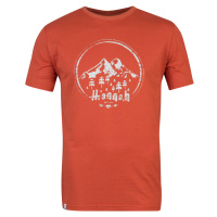 Hannah Ravi Pánské bavlněné tričko 10029118HHX mecca orange