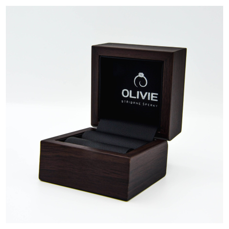 OLIVIE Prémiová dřevěná krabička na prsten 7442