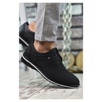 Riccon Men's Black Casual 0012687