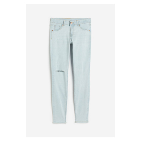 H & M - Low Ankle Jeggings - modrá H&M