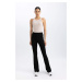 DEFACTO Flare Flare Ribana Trousers