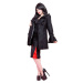 kabát dámský jarně/podzimní HEARTS AND ROSES - Ruffled Sleeve Wool - 6444