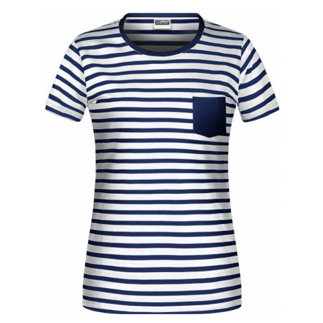 Pruhované tričko Bílo-modré JN WN- dámské