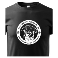 Pánské tričko Český strakatý pes -  dárek pro milovníky psů