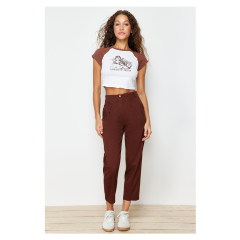 Dámské kalhoty Trendyol Striped