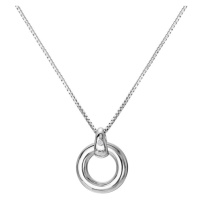 Hot Diamonds Minimalistický stříbrný náhrdelník s diamantem Forever DP900 (řetízek, přívěsek)