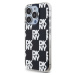 PC/TPU Checkered Pattern Zadní Kryt pro iPhone 14 Pro Max Black DKNY