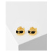 Náušnice karl lagerfeld k/ikonik 2.0 choupette studs gold