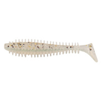 Fox rage gumová nástraha spikey shads ultra uv salt and pepper - 12 cm