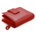 Červená dámská kožená peněženka Makenzie Arwel