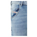 Džíny diesel krooley-y-t sweat jeans modrá