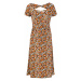 Letní šaty s krátkým rukávem květované Blutsgeschwister Mali meadow