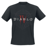 Diablo 4 - Pentagram Tričko černá