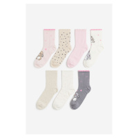 H & M - Ponožky 7 párů - bílá