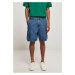 Organic Denim Cargo Shorts seprané v indigu