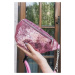 Pink Sequin Chain Straps Fanny Pack