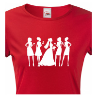 Dámské tričko na stylovou rozlučkovou párty - možný dotisk jména