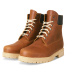 Vasky Farm Medium Brown - Pánské kožené kotníkové boty hnědé, se zateplením - zimní obuv Flexiko