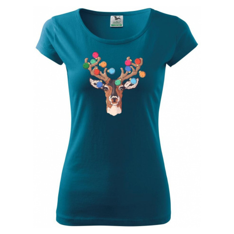 Vánoční jelen - Pure dámské triko