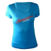 HAVEN Cyklistické triko s krátkým rukávem - AMAZON LADY MTB - modrá/červená/růžová