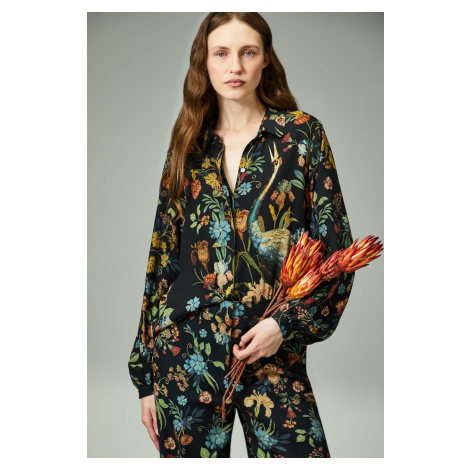 Košile Medicine dámská, černá barva