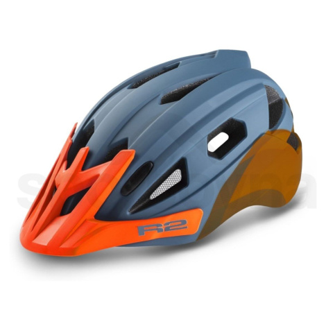 Cyklistická Helma R2 Wheelie ATH23H J - modrá/ oranžová